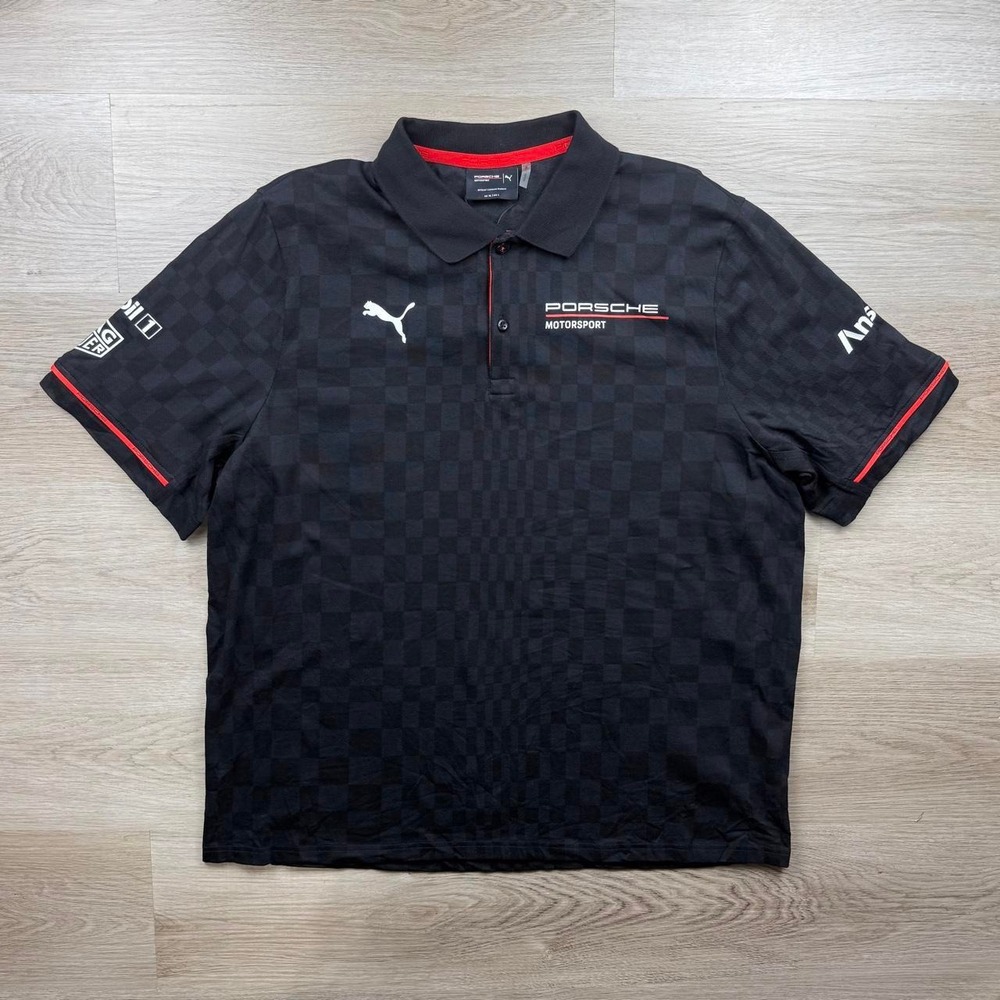 NWT Puma Porsche Motorsport Team Polo Shirt L